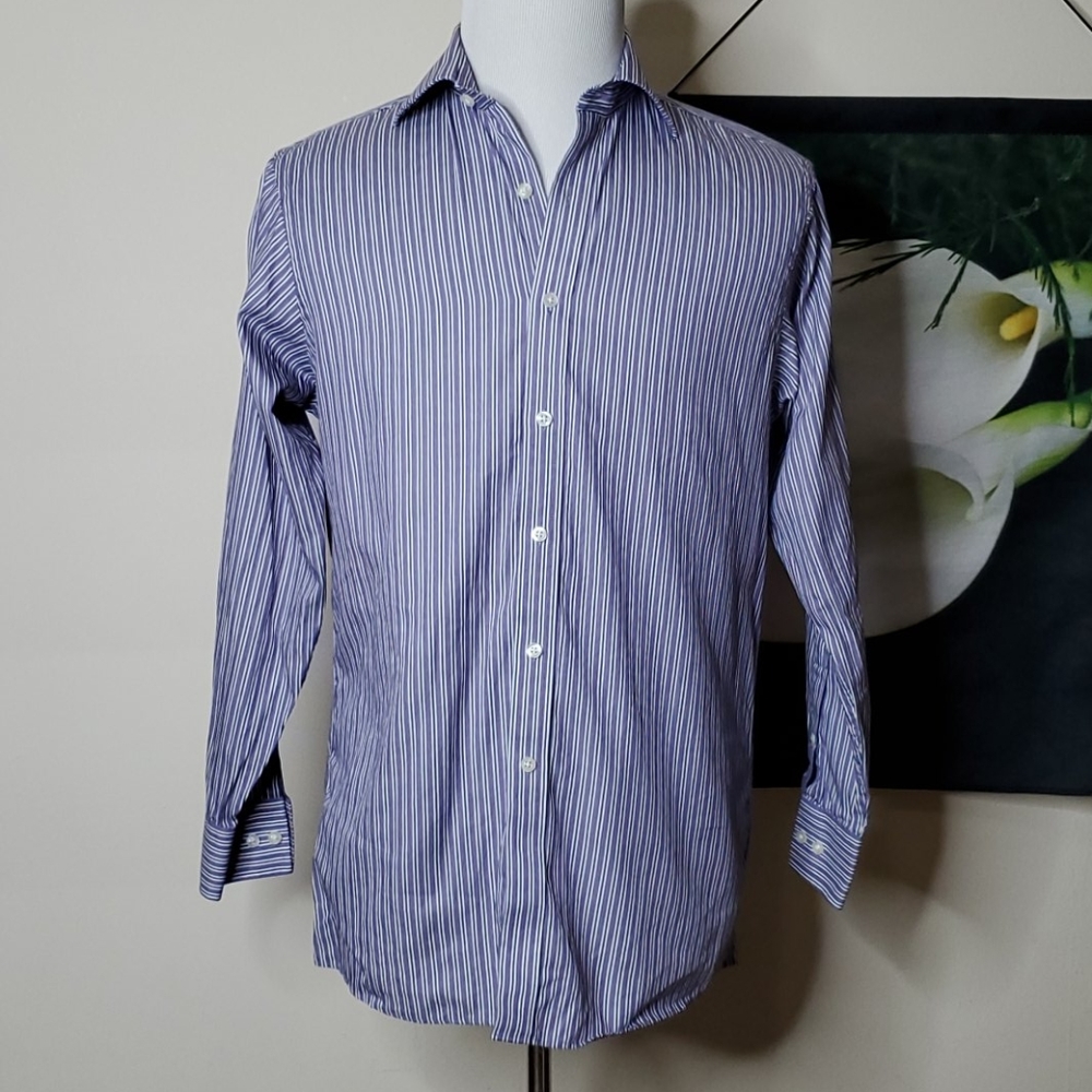 Men's Michael Kors Striped Dress Button Up Top